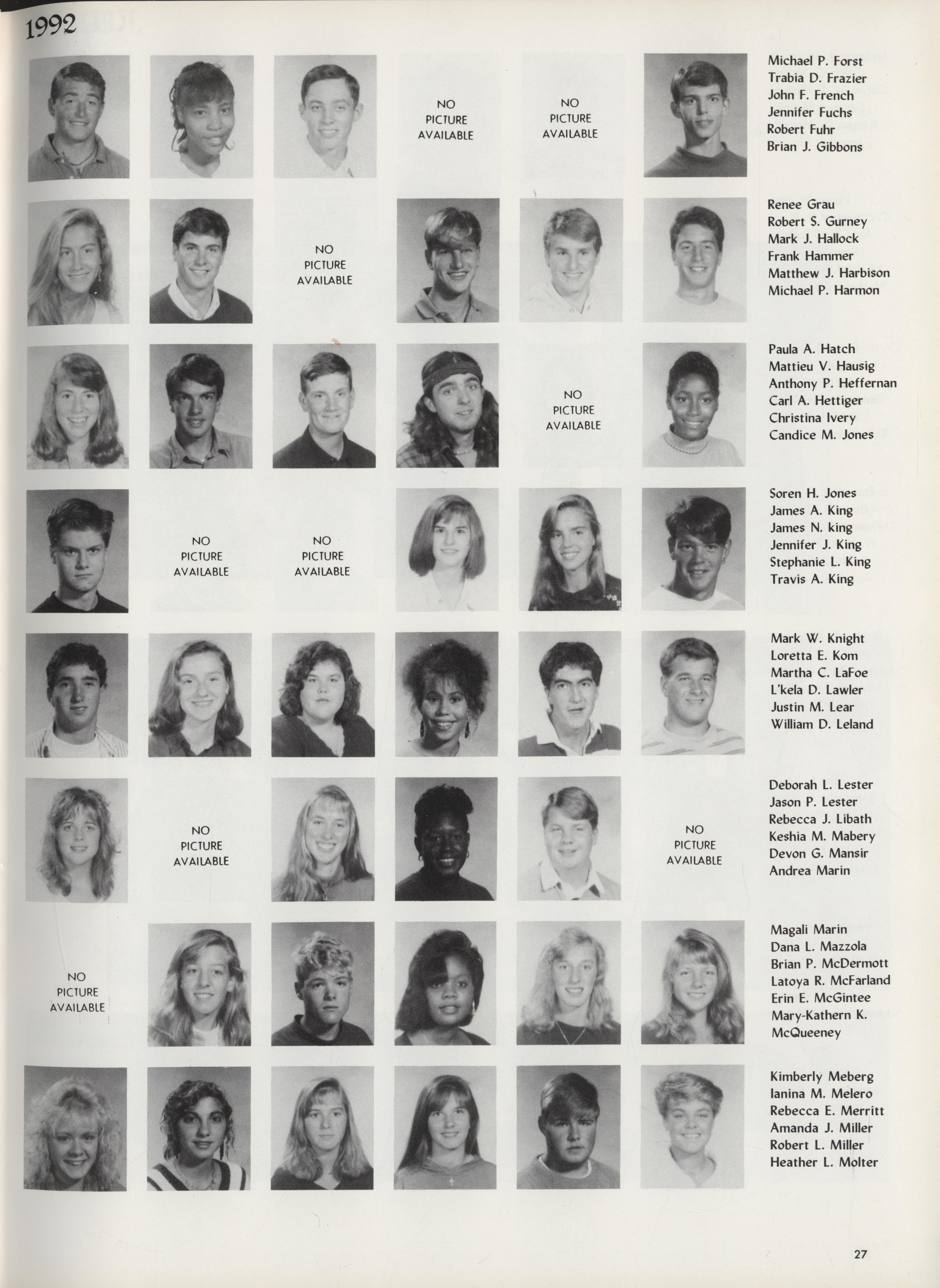 East Hampton High School Yearbook 1991